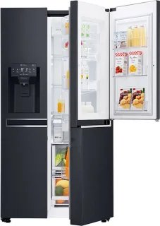 LG GSJ761MCUZ Amerikaanse Koelkast 621L Zwart Vrijstaand