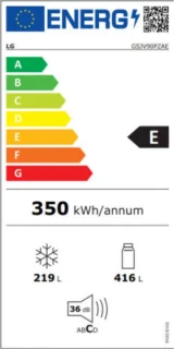 LG GSLV50PZXE Amerikaanse koelkast 635L