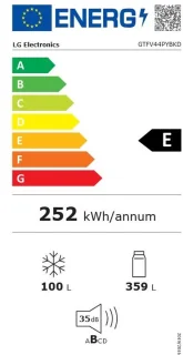 LG GTFV44PYBKD koelvriescombinatie