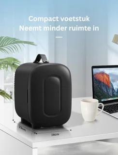 Luxe Mini Koelkast Minibar Skincare Fridge 5L Zwart
