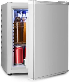Luxe Mini Koelkast Tafelmodel Zilver