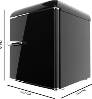 Luxe Mini Koelkast Tafelmodel Zwart