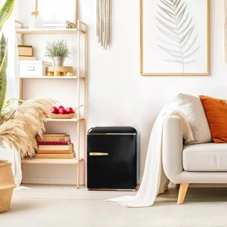 Luxe Mini Koelkast Tafelmodel Zwart