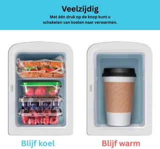 Make-up Koelkast 4L Zwart