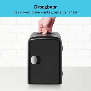 Make-up Koelkast 4L Zwart