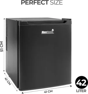 MaxxHome Mini Koelkast 42 L Zwart