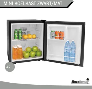 MaxxHome Mini Koelkast 42 L Zwart
