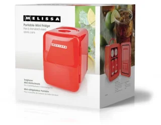 Melissa Mini Koelkast Draagbaar 4L - 16580009 - Rood