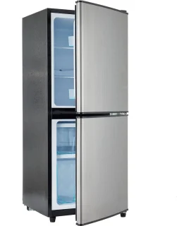 Merax 106L Minikoelkast met Vriesvak Zilver