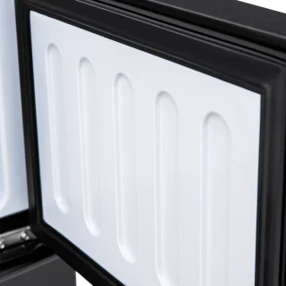 Merax Mini Koelkast 60L 2-Deurs Zwart