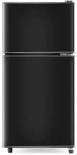 Merax Mini Koelkast 60L 2-Deurs Zwart
