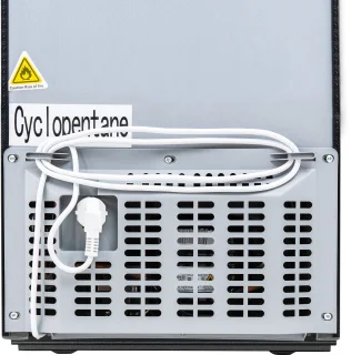 Merax Mini Koelkast 60L 2-Deurs Zwart