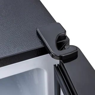 Merax Mini Koelkast 60L 2-Deurs Zwart