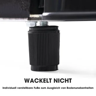 Merax Retro Doppeltür-Kühlschrank 72L 21L Gefrierfach E