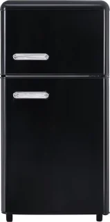 Merax Retro Doppeltür-Kühlschrank 72L 21L Gefrierfach E