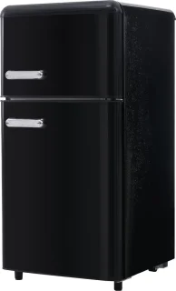 Merax Retro Doppeltür-Kühlschrank 72L 21L Gefrierfach E