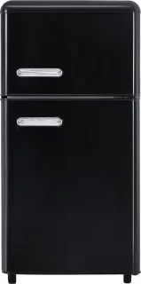 Merax Retro Doppeltür-Kühlschrank 72L 21L Gefrierfach E
