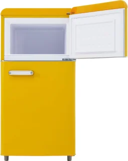 Merax Retro Doppeltür-Kühlschrank 72L mit Gefrierfach
