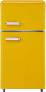 Merax Retro Doppeltür-Kühlschrank 72L mit Gefrierfach