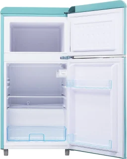 Merax Retro-Kühlschrank Doppeltür 72L