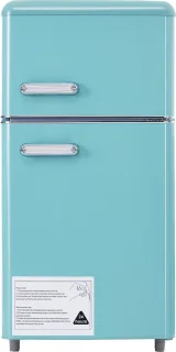 Merax Retro-Kühlschrank Doppeltür 72L