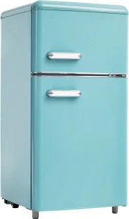 Merax Retro-Kühlschrank Doppeltür 72L