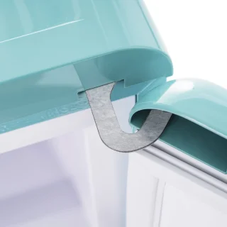 Merax Retro-Kühlschrank Doppeltür 72L