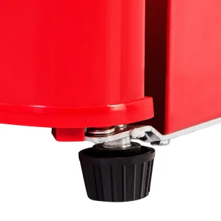 Merax Retro Mini Koel-vriescombinatie Rood 60L