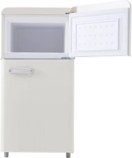 Merax Retro Mini Koelkast 72L Wit