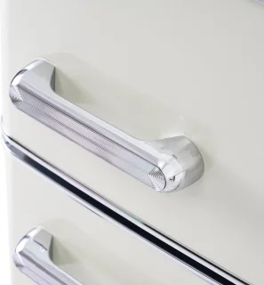 Merax Retro Mini Koelkast 72L Wit