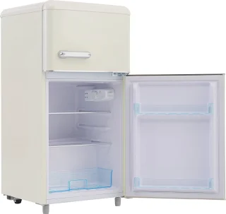 Merax Retro Mini Koelkast 72L Wit