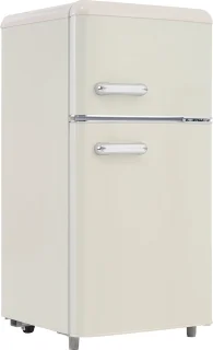 Merax Retro Mini Koelkast 72L Wit