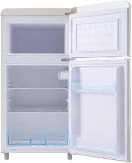 Merax Retro Mini Koelkast 72L Wit