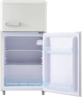 Merax Retro Mini Koelkast 72L Wit