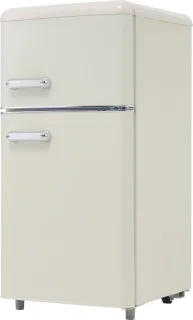 Merax Retro Mini Koelkast 72L Wit