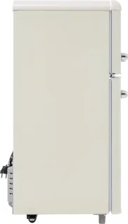 Merax Retro Mini Koelkast 72L Wit
