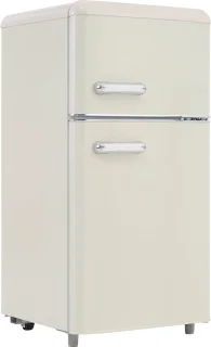 Merax Retro Mini Koelkast 72L Wit