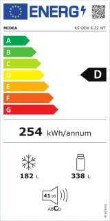 MIDEA KS-DDX 6.32 WT Side-by-Side koelvriescombinatie