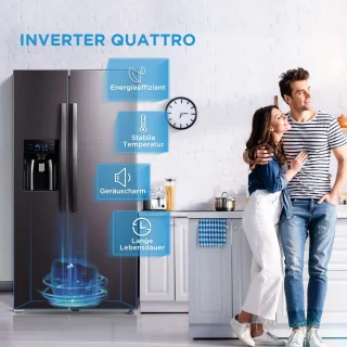 MIDEA KS-DDX 6.32 WT Side-by-Side koelvriescombinatie