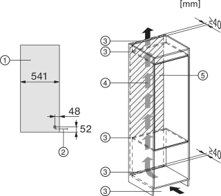 Miele K 7316 E Inbouwkoelkast