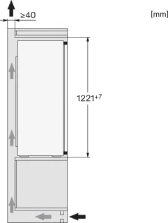 Miele K 7316 E Inbouwkoelkast
