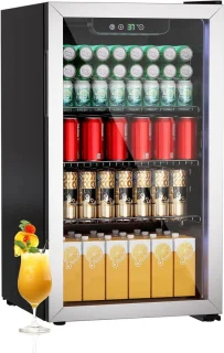 Mini drankkoelkast 80 liter zilver