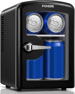 Mini koelkast 4 liter zwart