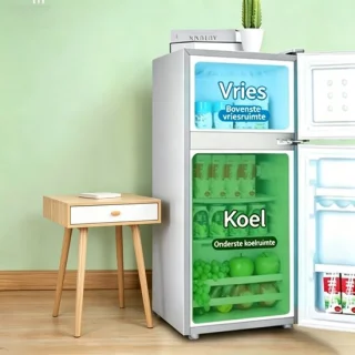 Mini koelkast 43 L dubbele deur