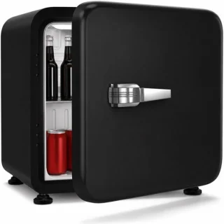 Mini koelkast 43l retro – zwart