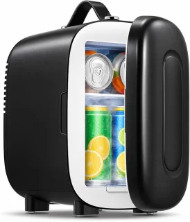 Mini koelkast 5 liter zwart