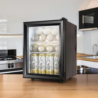Mini-koelkast 52L met glazen deur