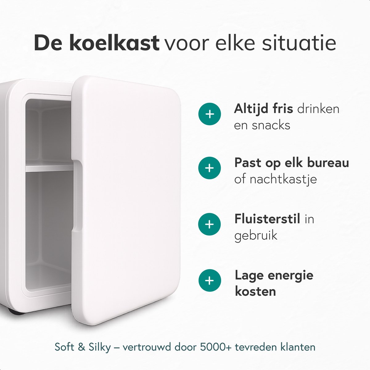 Wat vinden we goed aan de Mini Koelkast 5L Barmodel