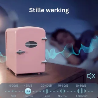 Mini Koelkast Minibar Roze