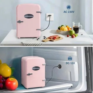 Mini Koelkast Minibar Roze